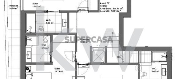Квартира с 3 спальнями в Авейру, Португалия № 152912 7