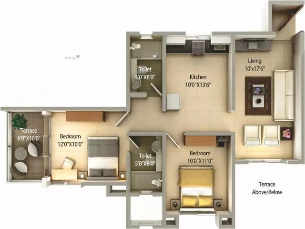 Casa T2 em Pune, India N.º 44956