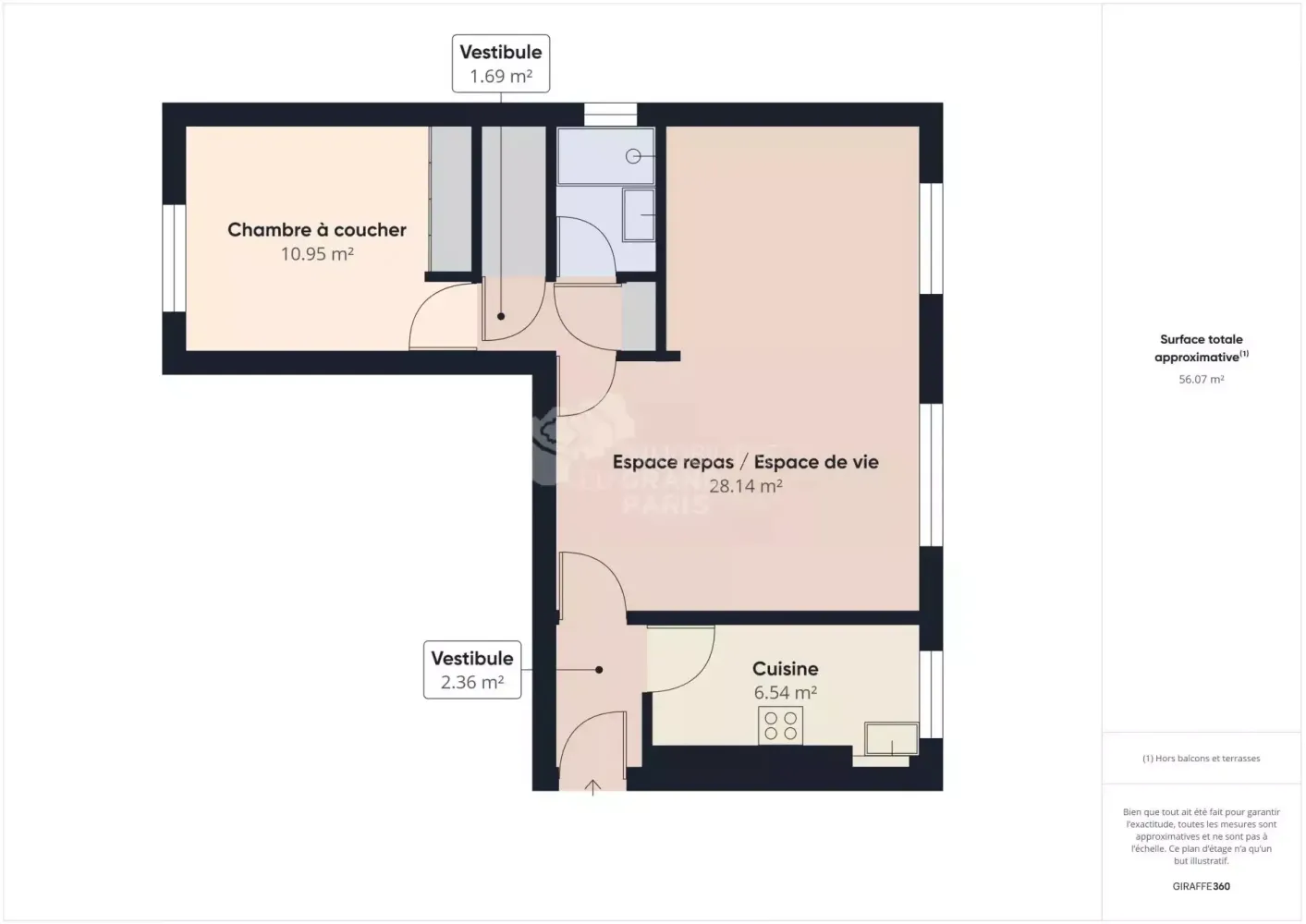 2 chambres Appartement à Vitry-sur-Seine, France No. 177821