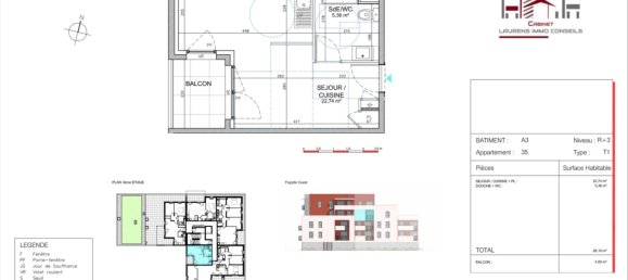 Studio in Bourg-en-Bresse, France, Nr. 100239 3