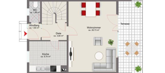 Adosado de 5 habitaciónes en Furstenfeldbruck, Germany No. 365349 21