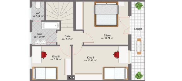 Adosado de 5 habitaciónes en Furstenfeldbruck, Germany No. 365349 22
