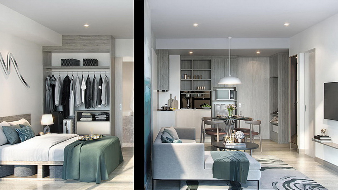 1 chambre Condo à SKYPARK Phuket, Thailand No. 30352