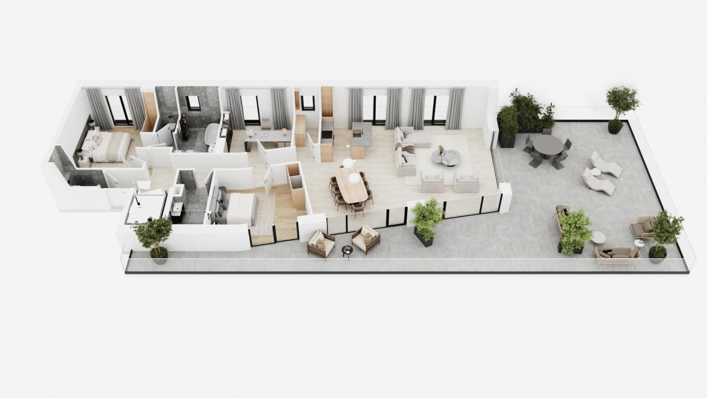 3 غرف نوم بانتهاوس في Sarreguemines, France رقم 83378