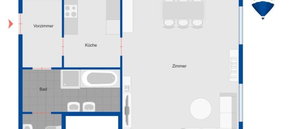 Estúdio em Favoriten, Austria N.º 199119 4