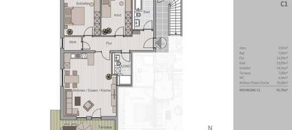 2 غرف نوم شقة في Straubing, Germany رقم 114628 2