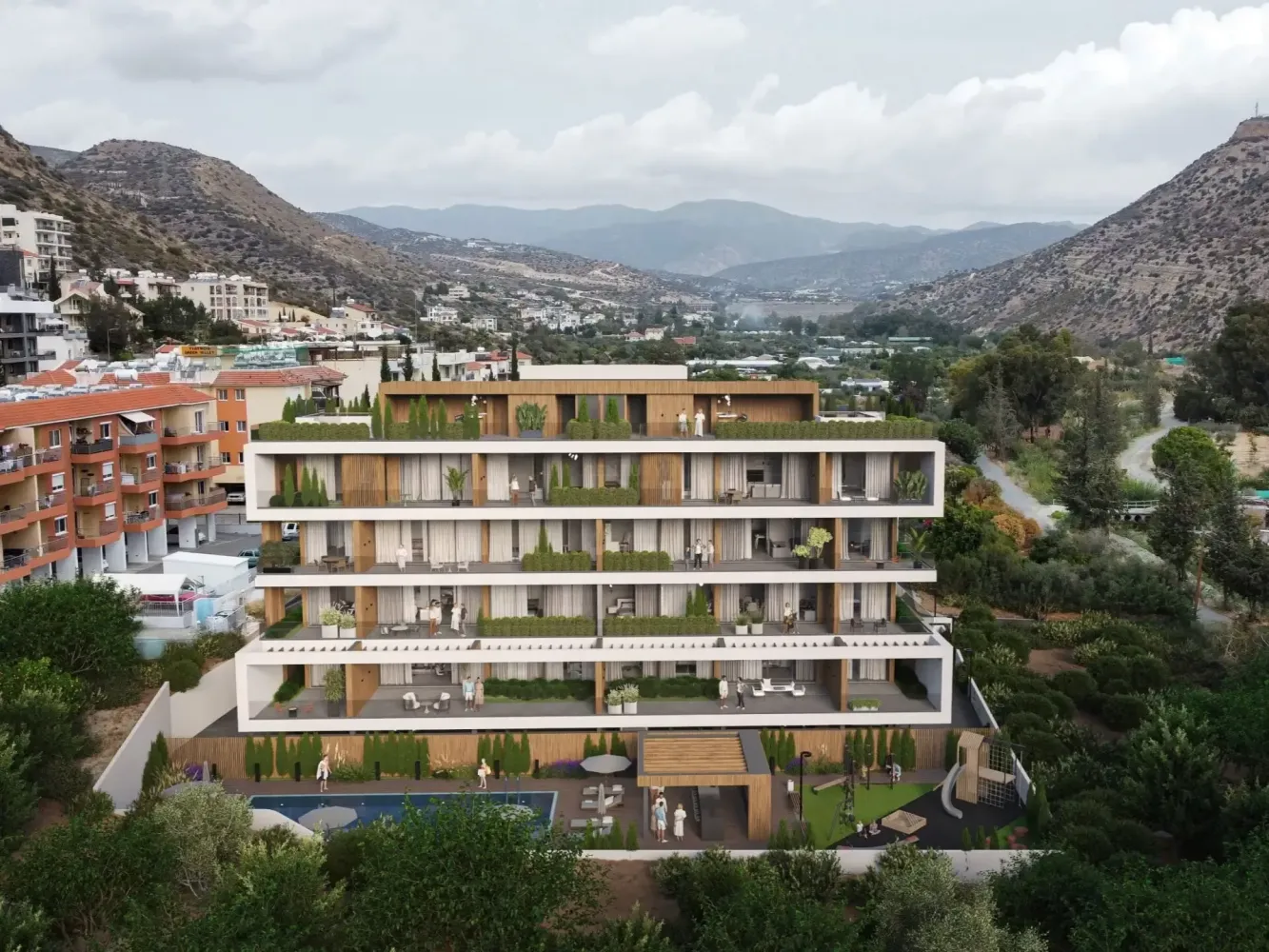 Penthouse T3 em Germasogeia, Cyprus N.º 5046