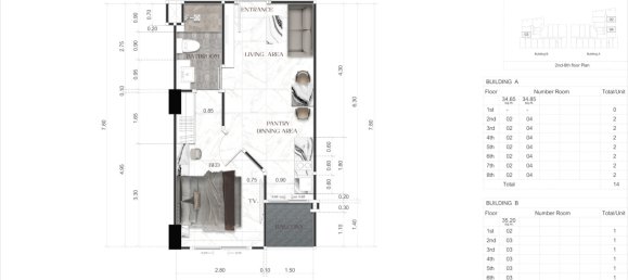 Apartamento T383 em Pattaya, Thailand N.º 60097 7