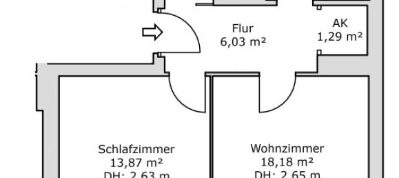 Квартира с 2 комнатами в Шёнеберг, Германия № 12883 14