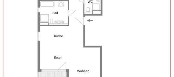 Apartamento de 3 dormitorios en Waldshut, Germany No. 1952 11