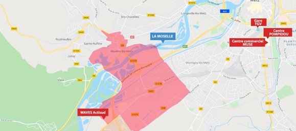 1 Schlafzimmer Wohnung in Moulins-les-Metz, France, Nr. 40355 9