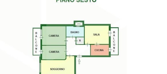 Apartamento de 4 divisões em Andria, Italy N.º 13137 2