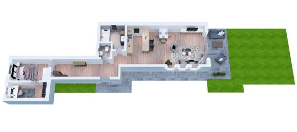 1 Schlafzimmer Doppelhaus in Salzburg, Austria, Nr. 244206 3