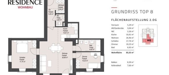 3 rooms Apartment in Salzburg, Austria No. 226254 3