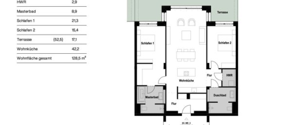 2 Schlafzimmer Wohnung in Essen, Germany, Nr. 42855 14