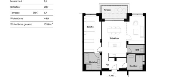 2 Schlafzimmer Wohnung in Essen, Germany, Nr. 42855 13