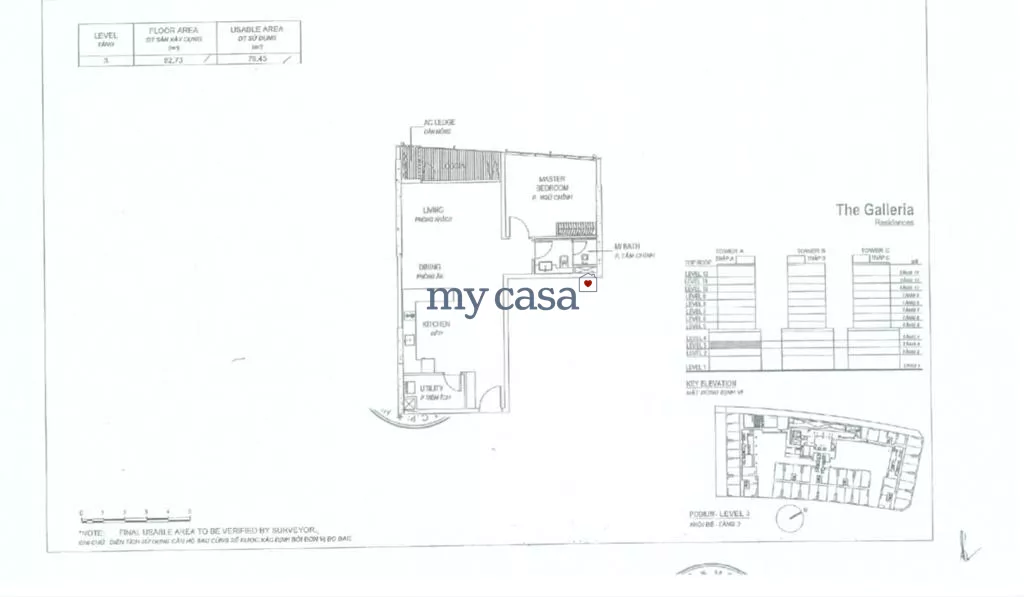 1 bedroom Apartment in Thu Duc, Vietnam No. 8090