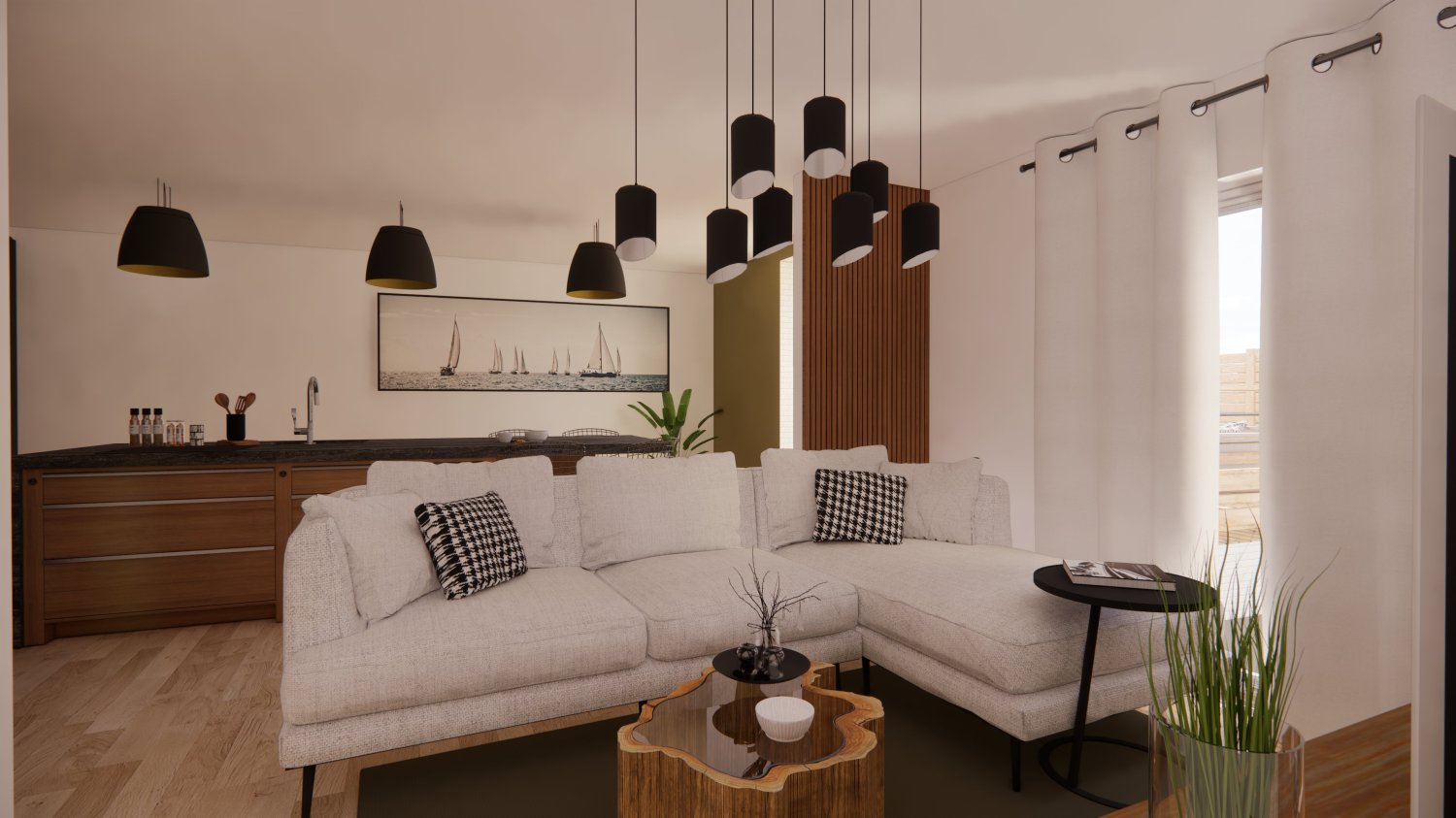 Квартира с 1 спальней в Секлен, Франция № 93807