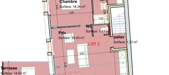 Квартира с 1 спальней в Секлен, Франция № 93807 5
