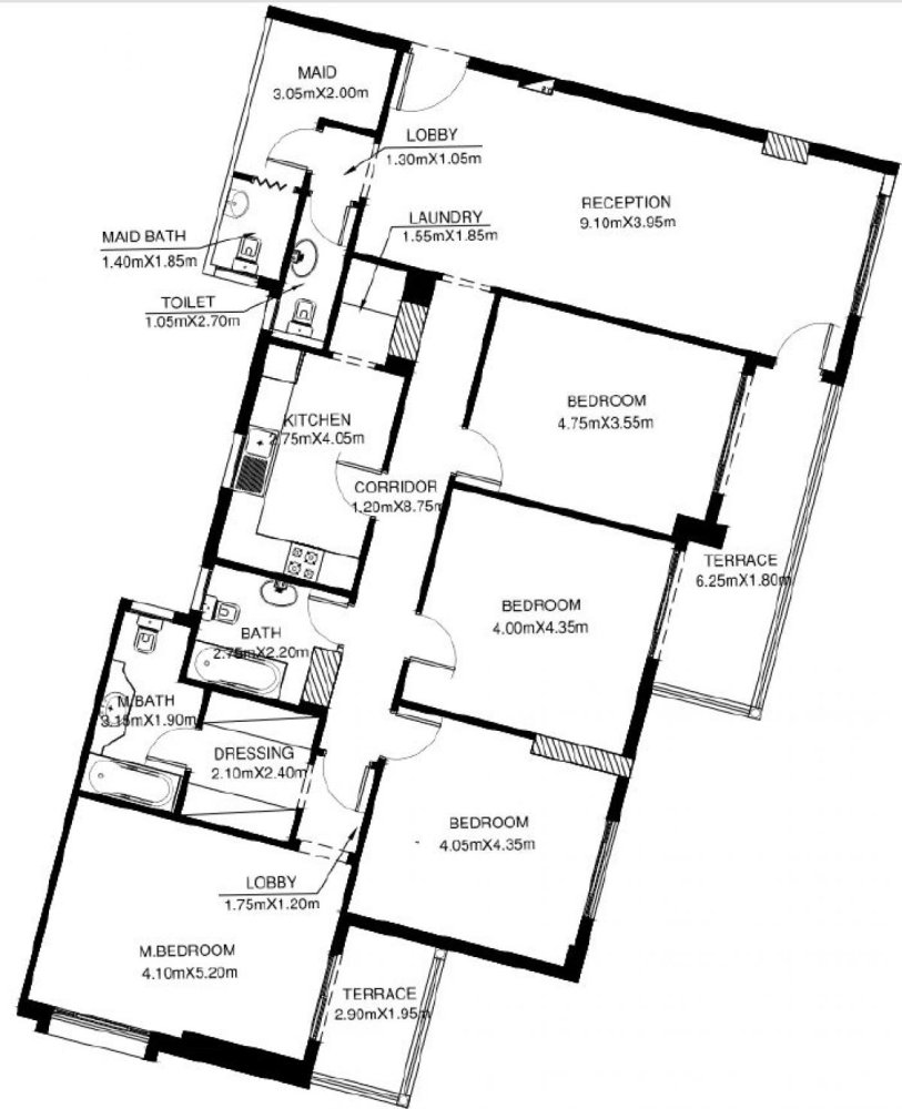 4 bedrooms Condo in New Capital City, Egypt No. 1536