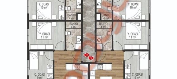 Apartment 1+1 in Oba, Turkey No. 31371 8