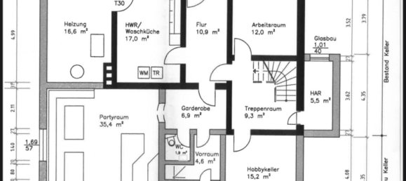 Таунхаус с 8 комнатами в Херфорд, Германия № 331106 14