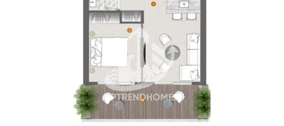 Apartment 1+1 in Alanya, Turkey No. 6033 26