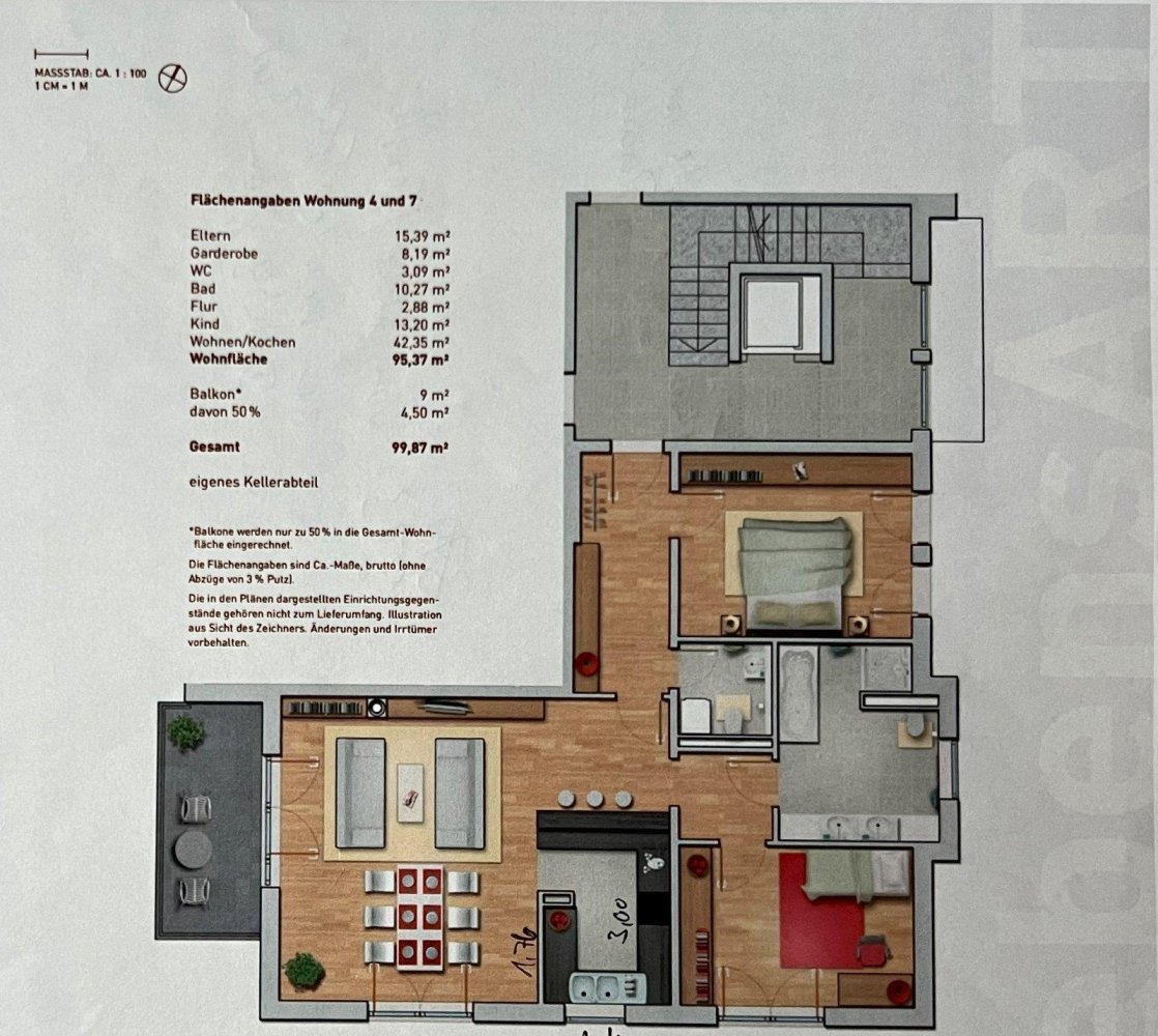 2 Schlafzimmer Wohnung in Bad Tölz-Wolfratshausen, Germany, Nr. 259729