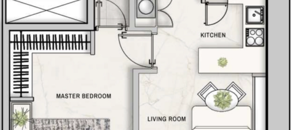 1 chambre Appartement à Al Sufouh, UAE No. 96073 17