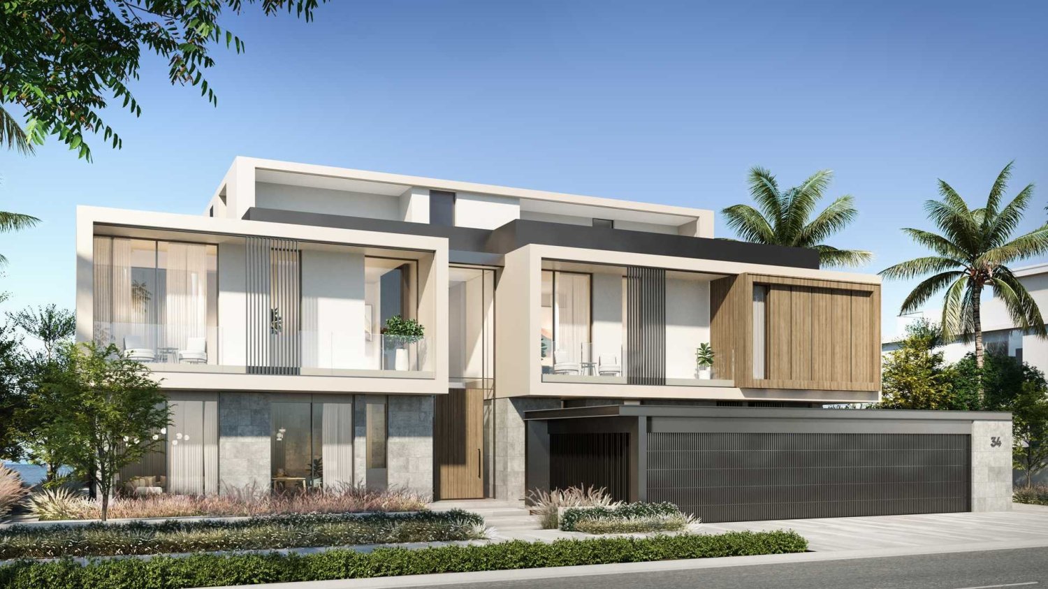 7 غرف نوم فيلا في PJA CORAL VILLAS, Palm Jebel Ali, UAE رقم 61464