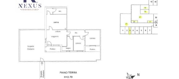 3 rooms Apartment in Colli al Metauro, Italy No. 72141 21