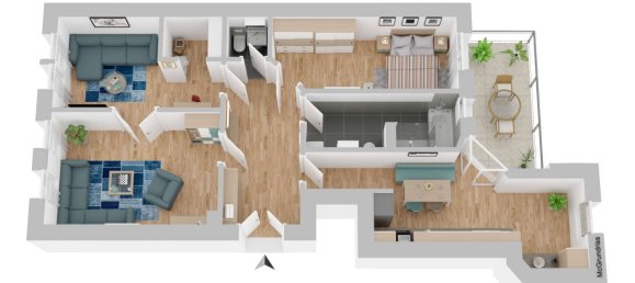 1 chambre Appartement à Leipzig, Germany No. 33282 23