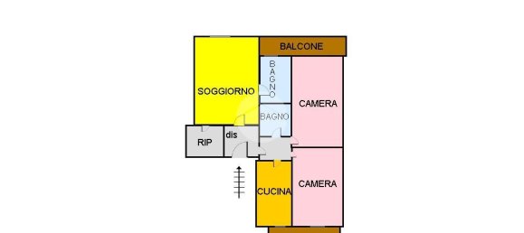 2 rooms Apartment in Naples, Italy No. 162762 28