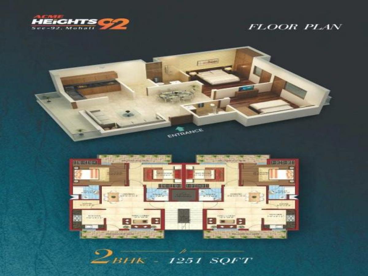 2 bedrooms House in Mohali, India No. 64436