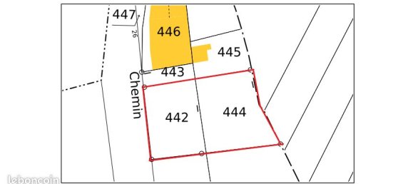 Земельный участок 434м² в Бузонвиль, Франция № 91423 2