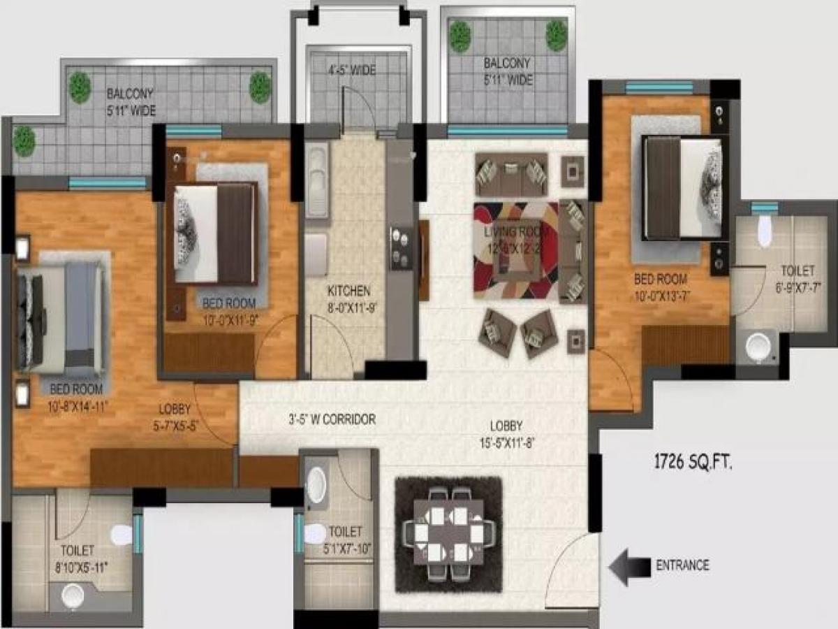 Casa T3 em Gurgaon, India N.º 1456