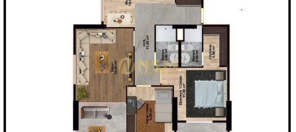 Apartamento de 1+1 en Mersin, Turkey No. 31100 19