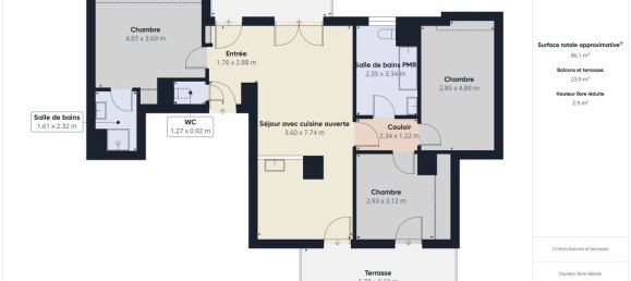 Apartamento T3 em Colombes, France N.º 286788 13