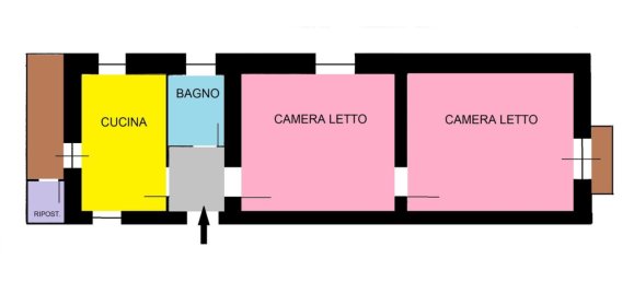 2 غرف نوم شقة في Torre del Greco, Italy رقم 318013 2