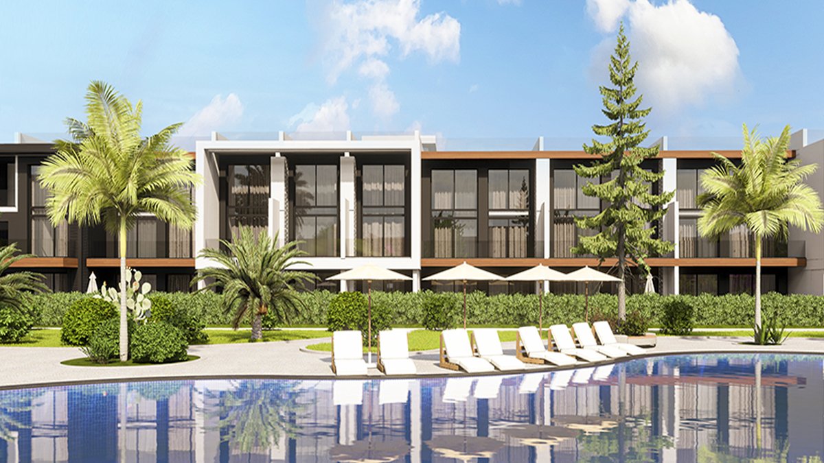 1 غرف نوم شقة في Long Beach, Northern Cyprus رقم 17045