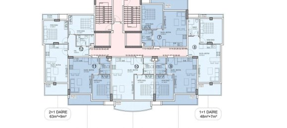 2-Zimmer Wohnung in Avsallar, Turkey, Nr. 29970 21