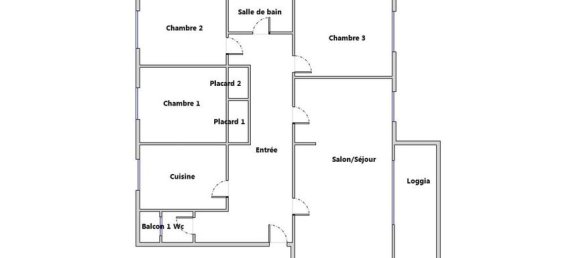 3 chambres Appartement à Mulhouse, France No. 79873 6