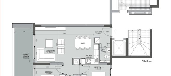 2 Schlafzimmer Wohnung in Palaio Faliro, Greece, Nr. 2544 12