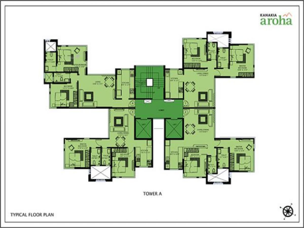 2 chambres Maison à Mumbai, India No. 7171