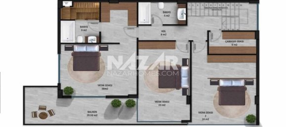 Apartment 4+1 in Alanya, Turkey No. 23439 27