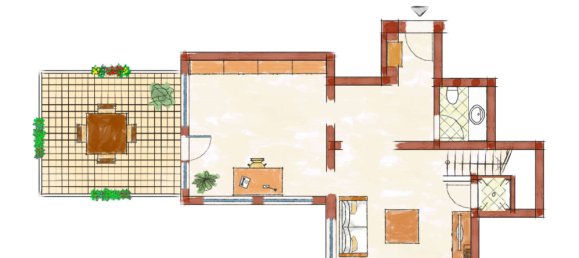 Дуплекс с 2 спальнями в Франкфурт на Майне, Германия № 63750 25
