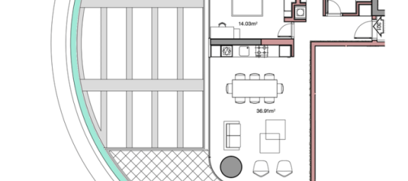 Квартира с 2 спальнями в Мутайяка, Кипр № 79370 2
