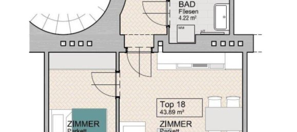 Apartamento de 2 habitaciónes en Brigittenau, Austria No. 114509 12