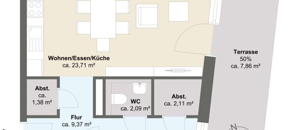 Дуплекс с 2 спальнями в Гамбург-Центр, Германия № 306443 22