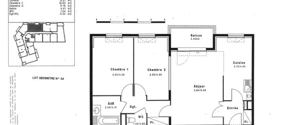 Apartamento T2 em Metz, France N.º 65455 2